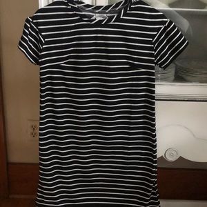 Striped t-shirt dress